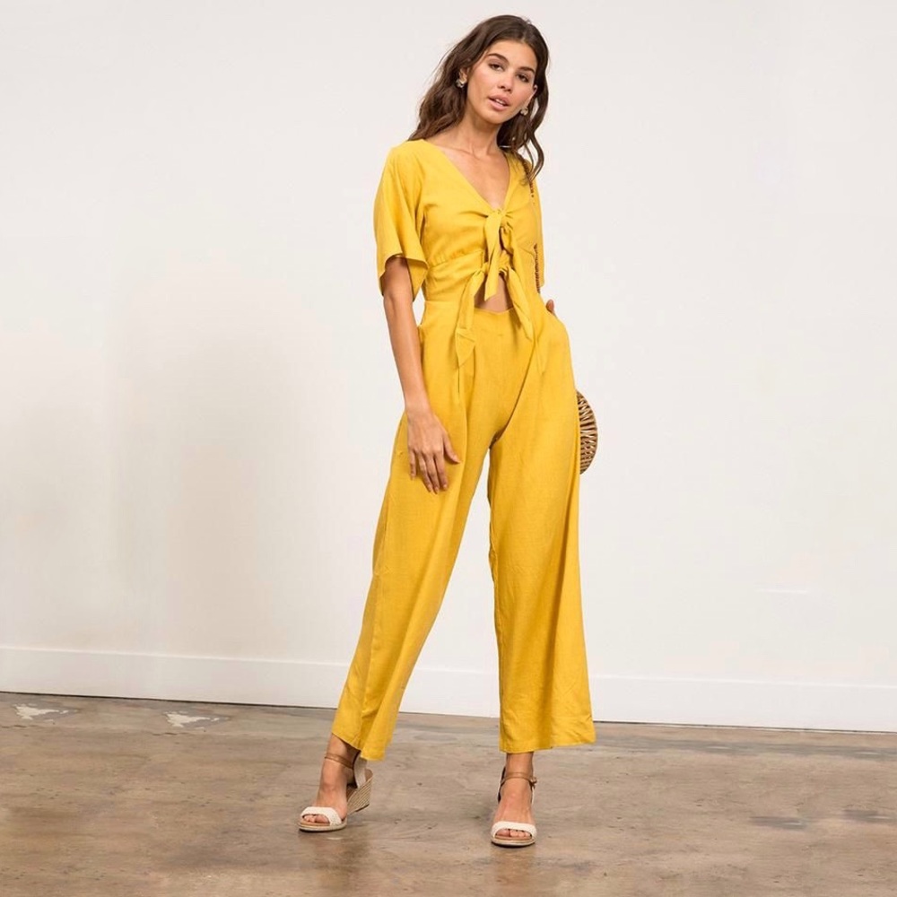 Lucy Paris Jacqueline Tie Jumpsuit